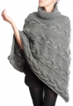 Handgestickte Poncho Jawira - Alpakawolle