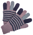 Größe L - Bunte Handschuhe - Handgewebt